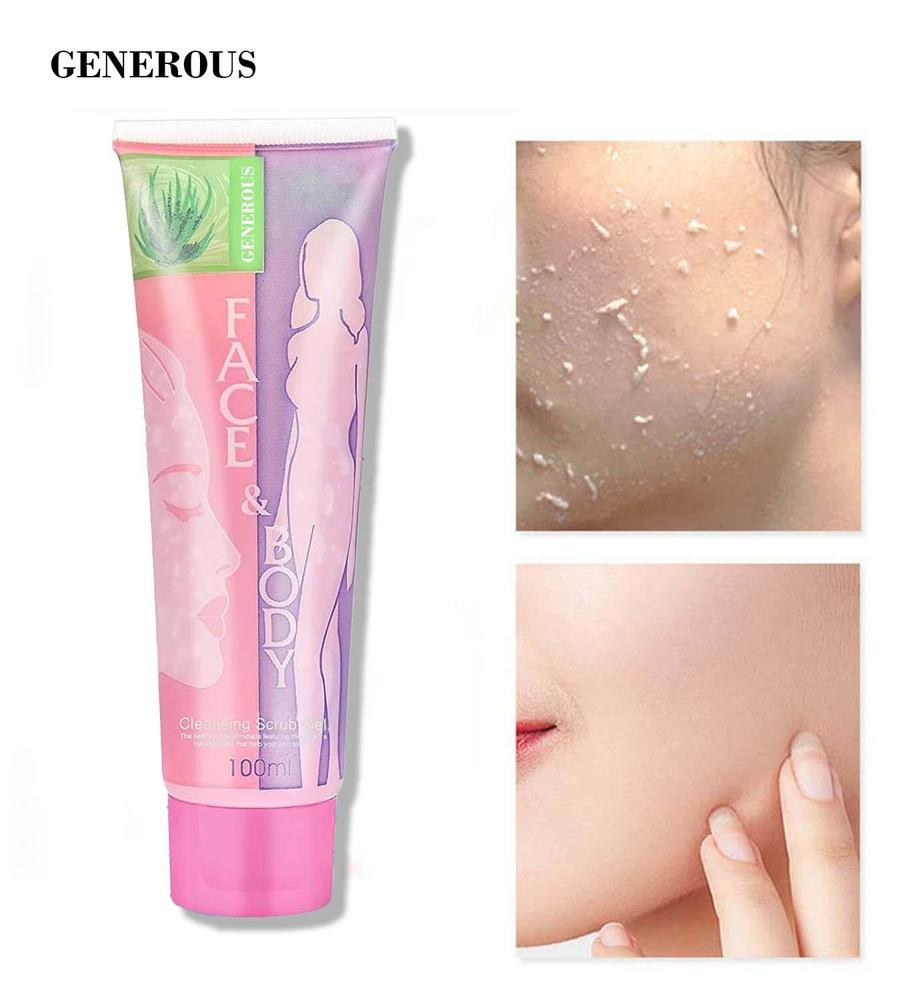 Skin Brightening and Cleansing Scrub Gel