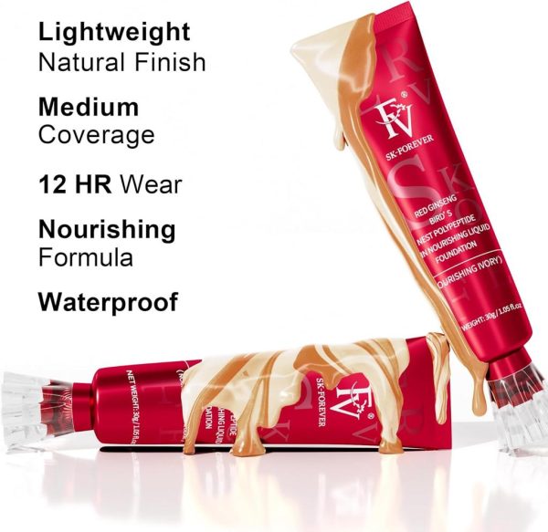 FV Foundation, Oil Absorb   Liquid Foundation | Best Tube Foundation 30g