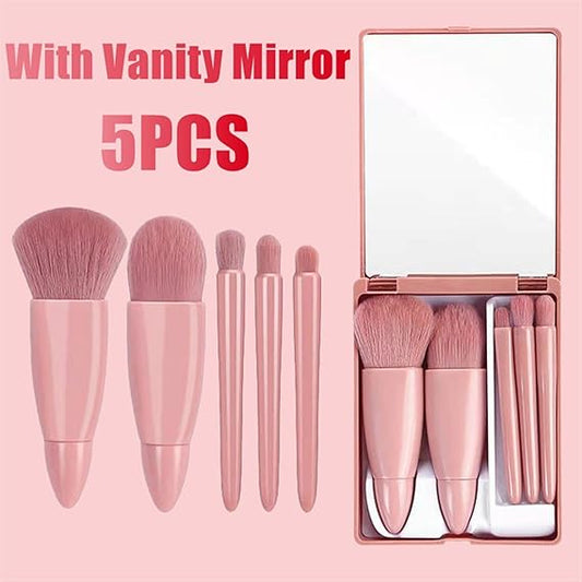 5PCS Soft Fluffy Makeup Brush Set Women Cosmetic Powder Eye Shadow Foundation Blush Blending Beauty Make Up Brush Tool