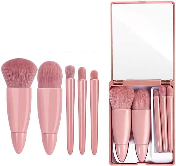 5PCS Soft Fluffy Makeup Brush Set Women Cosmetic Powder Eye Shadow Foundation Blush Blending Beauty Make Up Brush Tool