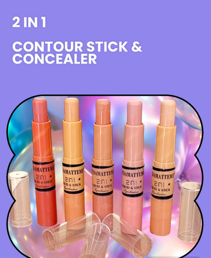 HUDA MATTEME 2 IN 1  Contour Stick &amp; Concealer.