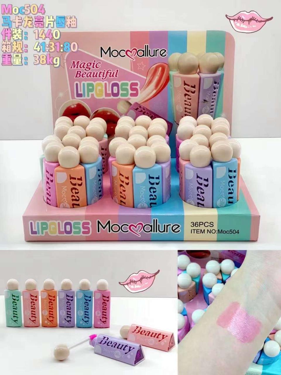 1 pcs Set MAGIC BEAUTIFUL LIPSTICK ASSORTED SHADES MOCCALLURE MOC504