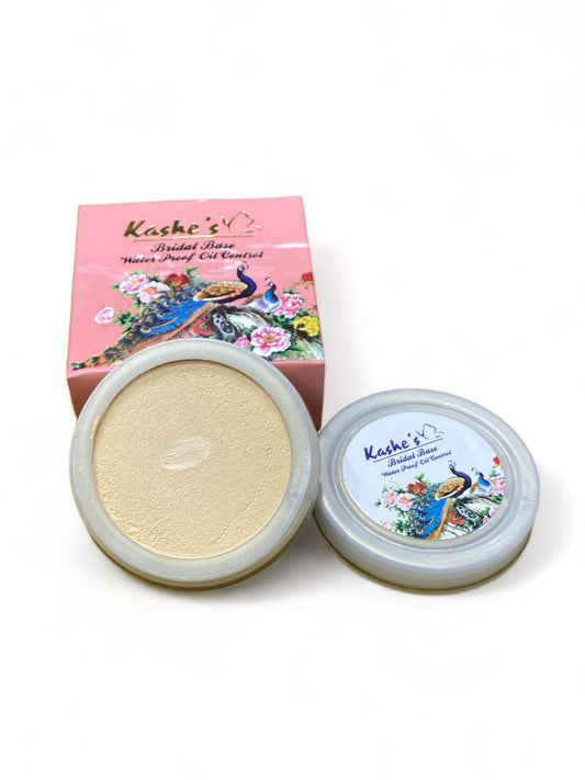 kashes bridal base water proof oil control Face Two Way Cake Face Foundation Powder