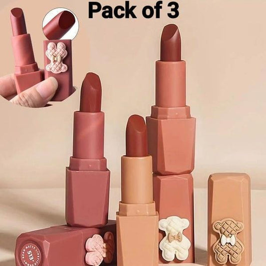 pack of 3 Color castle pigmented lipsticks pack