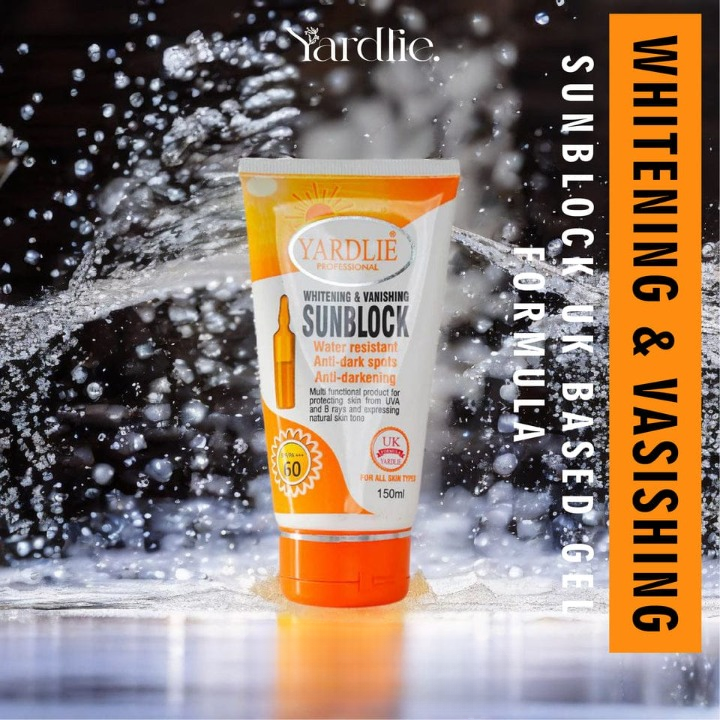 YARDLIE - SPF - 60 WHITENING &amp; VANISHING SUNBLOCK 150ml