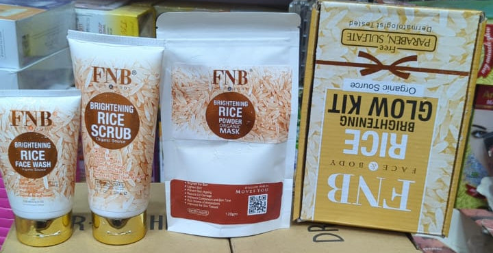 FNB-Whitening Rice Extract Bright &amp; Glow Kit