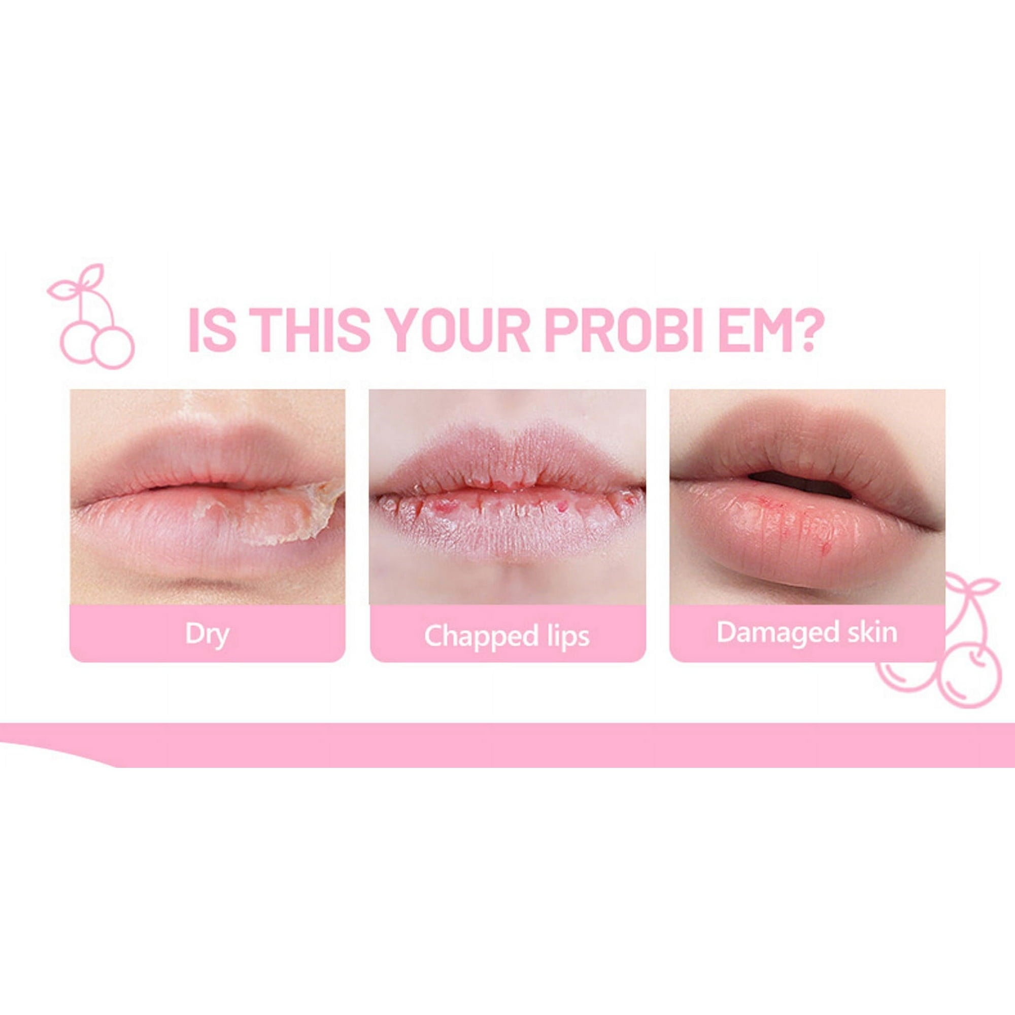 2 PC Fruit Lip Balm Moisturizing Antidrying Antifreeze Banana Lip Balm