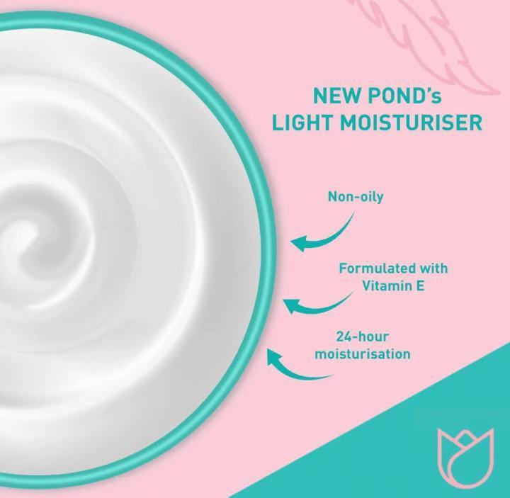 pack of 2 Ponds Light Moisturizer Soft Glowing Skin Cream (75 gm)