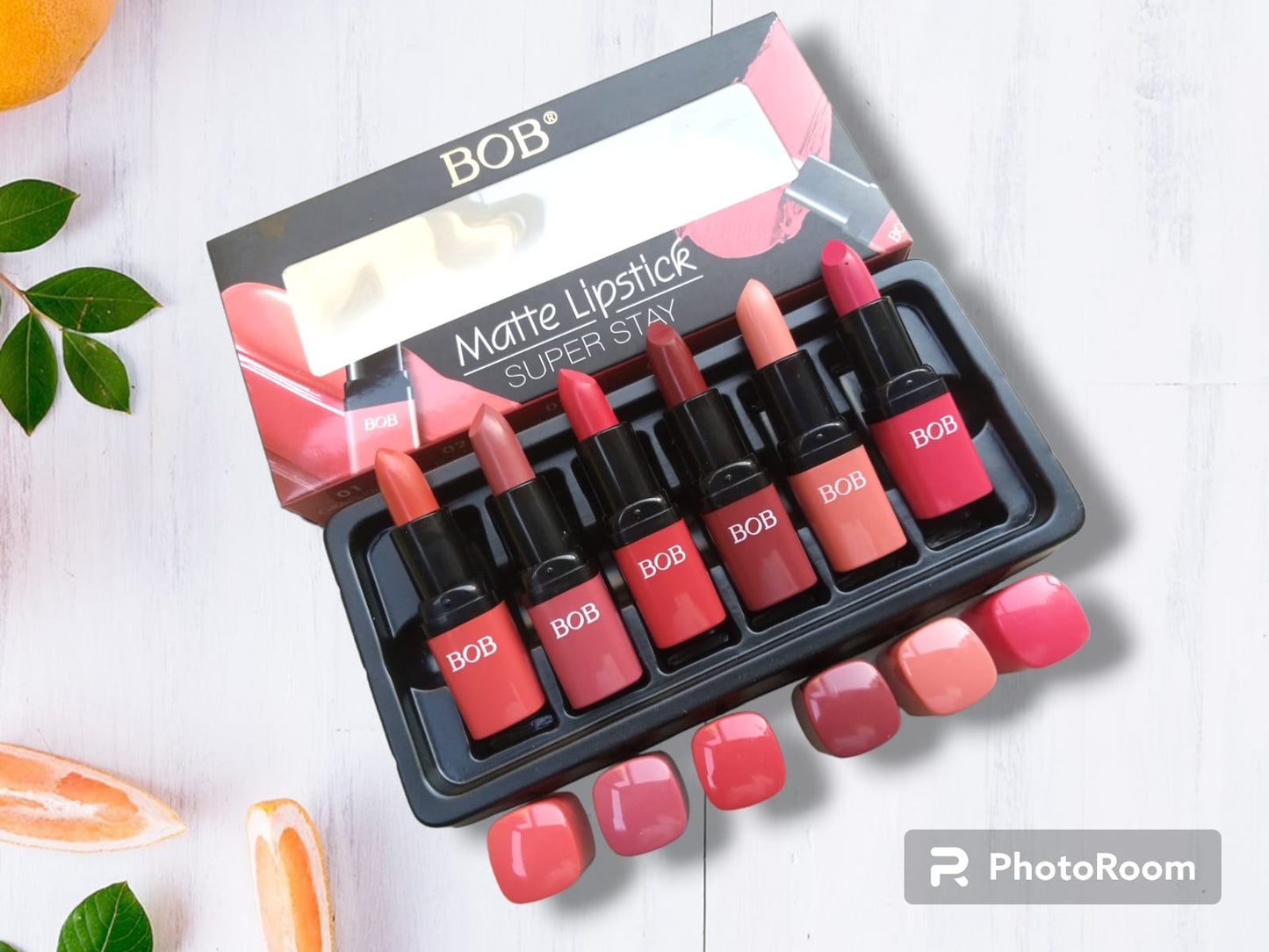 Pack of 6 Matte Bob Lipstick Set