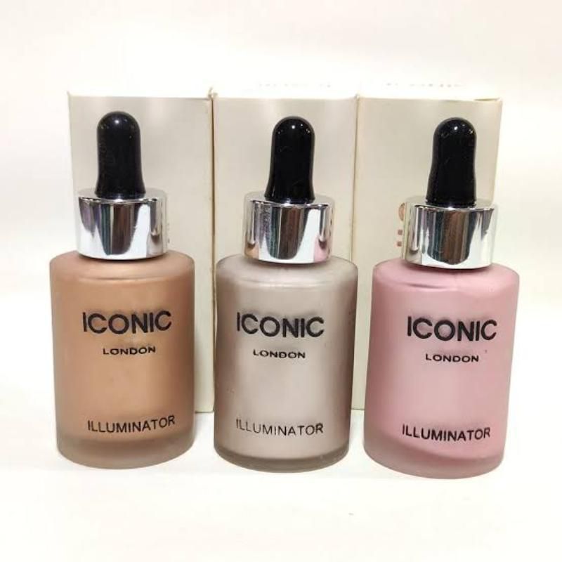 set of 3 Iconic Illuminator Shine Liquid Highlighter