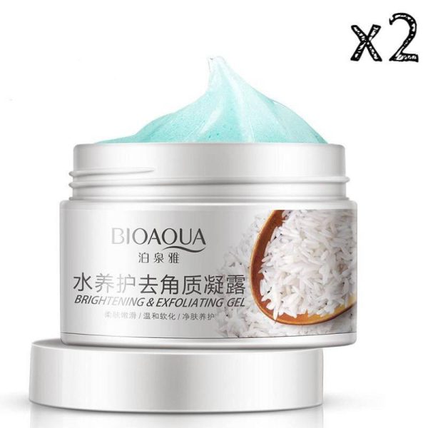 Bioaqua Brightening & Exfoliating Rice Gel Face Scrub 140g