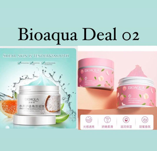 Bioaqua Rice Gel And Peach Gel Extract Acid Exfoliating Face Gel Cream (140g)