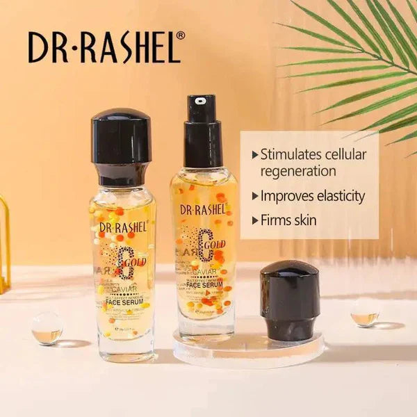Dr.Rashel C Gold Caviar Multi Effect Renewal Face Serum for Anti Wrinkle