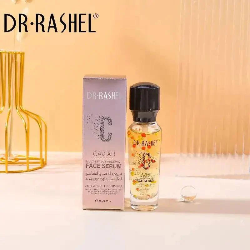 Dr.Rashel C Gold Caviar Multi Effect Renewal Face Serum for Anti Wrinkle