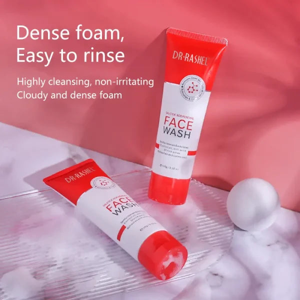 Dr. Rashel Salicylic Acid Renewal Face Wash, Exfoliating Facial Cleanser – 100g