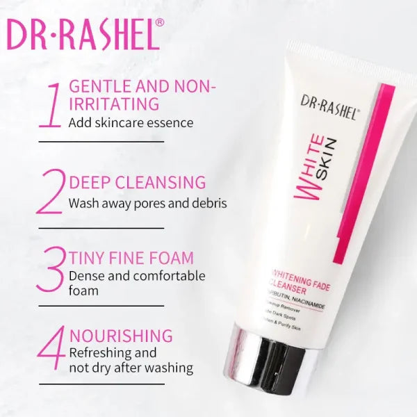 Dr.rashel Whitening Fade Cleanser | Deep Cleaning Fading Dark Spots Facial Cleansing – 80g
