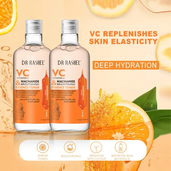 Drrashel Vitamin C Vc & Niacinamide Brightening Skin Care Cleansing Set – 3 Pcs/set