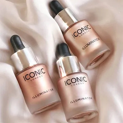 set of 3 Iconic Illuminator Shine Liquid Highlighter