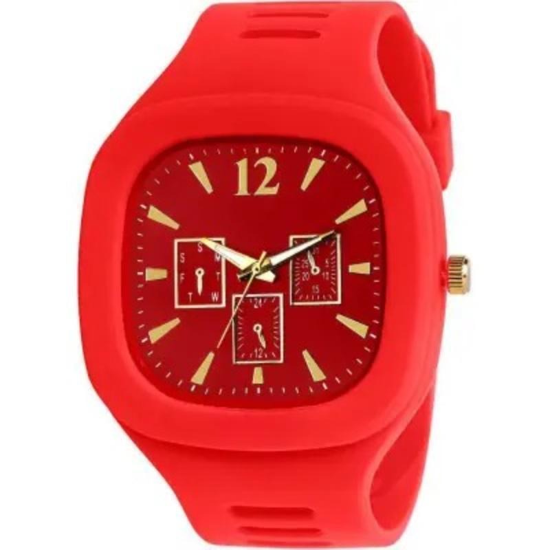 New Silicone Analogue Fashionable Wrist Watch for Men – Casual & Stylish Design