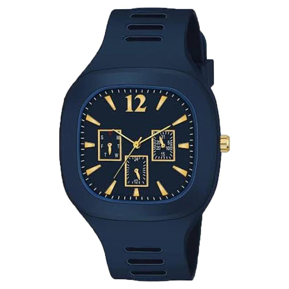 New Silicone Analogue Fashionable Wrist Watch for Men – Casual & Stylish Design