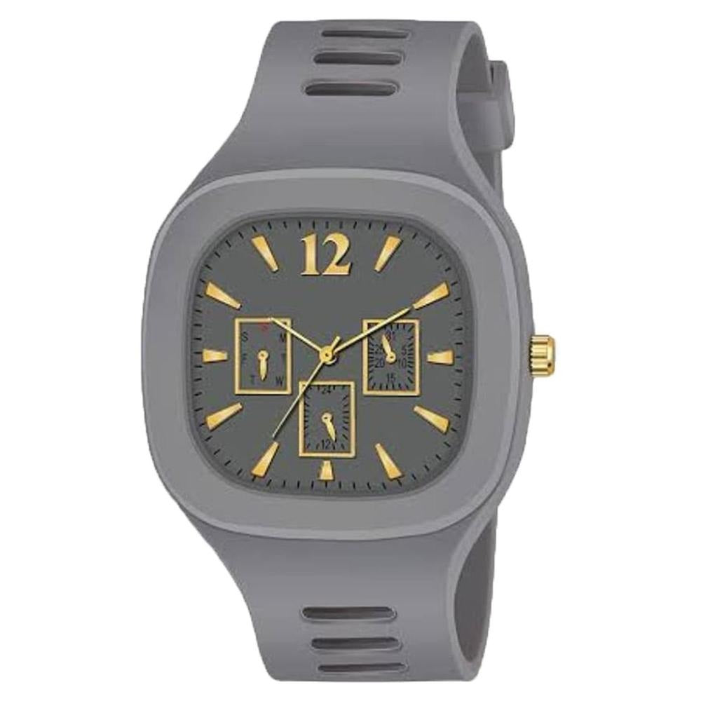 New Silicone Analogue Fashionable Wrist Watch for Men – Casual & Stylish Design